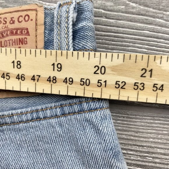 Men's 550 Relaxed Fit Jeans, Regular Stonewash, Size 42x30 - Picture 5 of 7